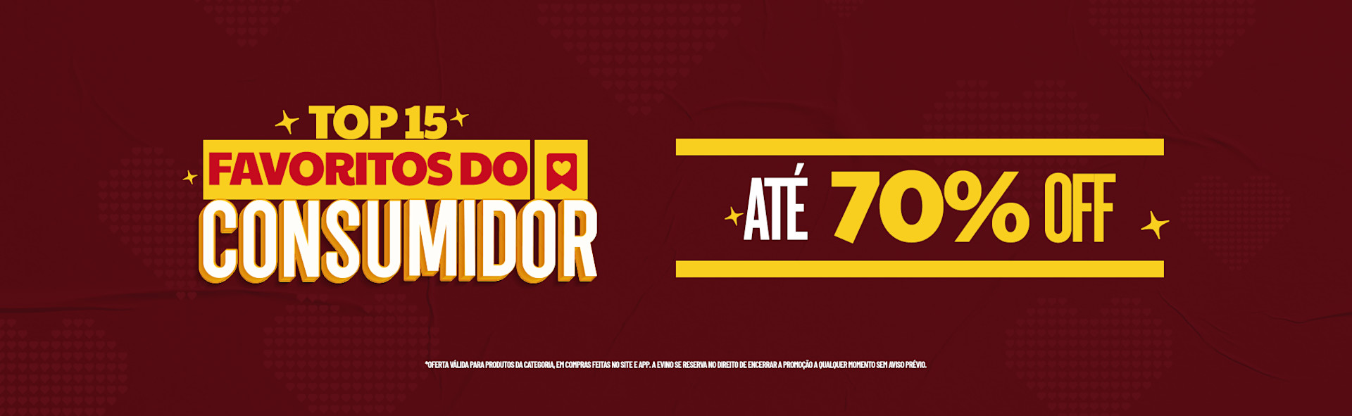 Top 15 Favoritos do Consumidor