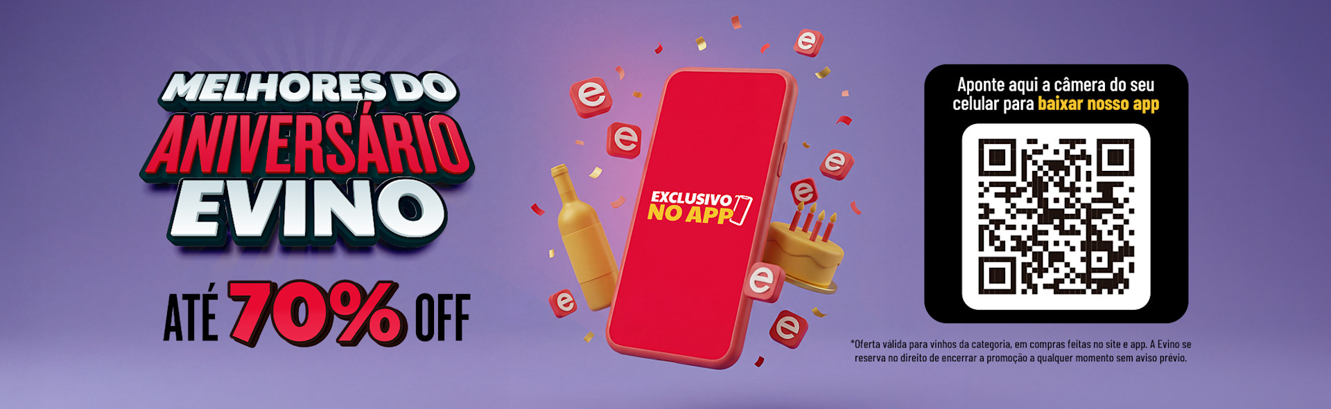 Melhores do Aniversário no App