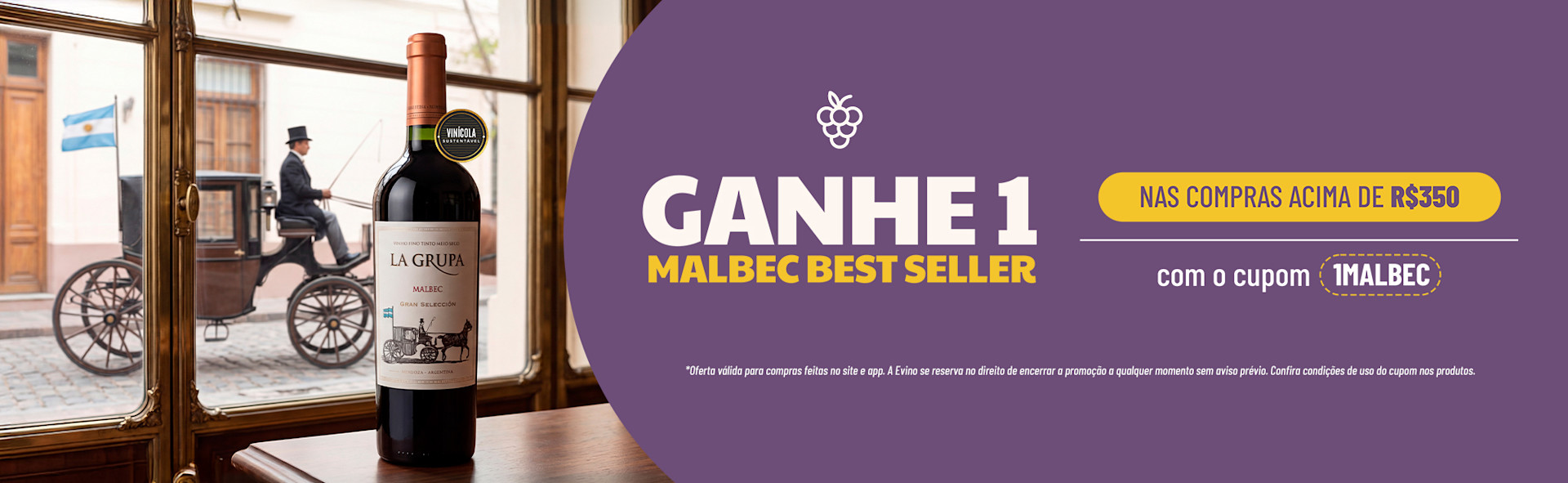 Ganhe um Malbec