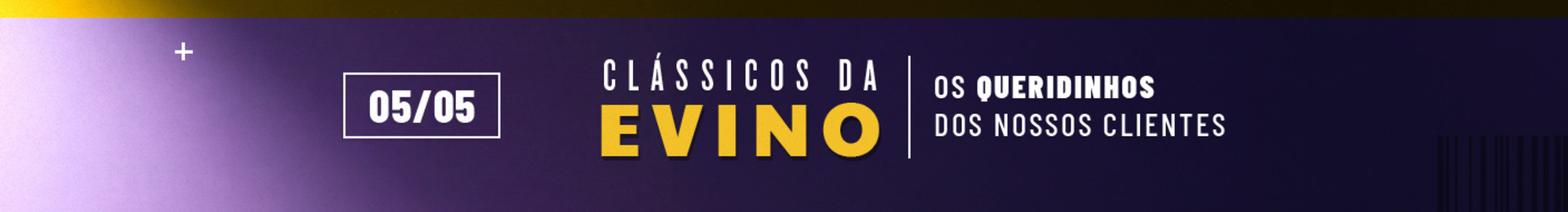 Ofertas com os emblemáticos da Evino