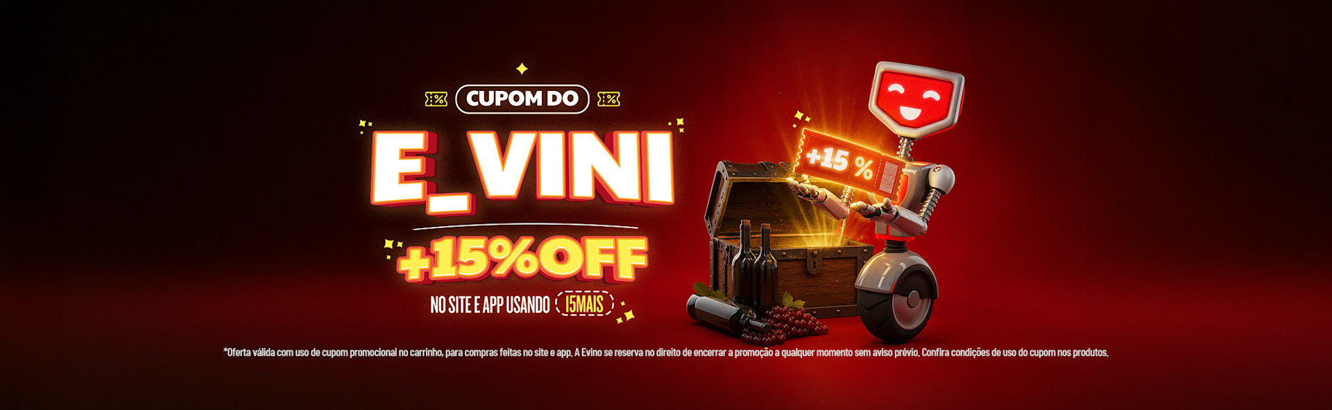 Cupom do Evini