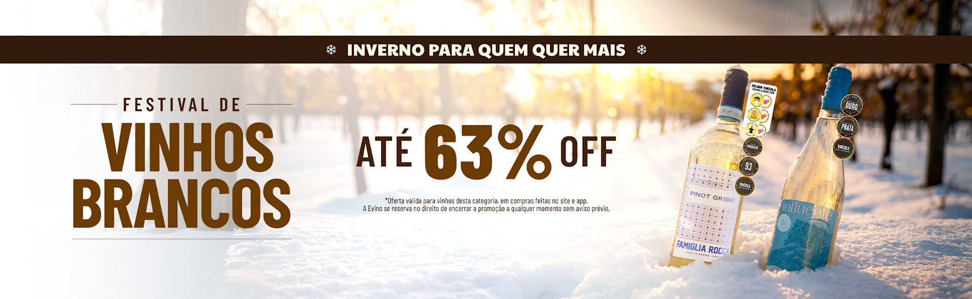 Inverno pra quem quer mais | vinhos brancos