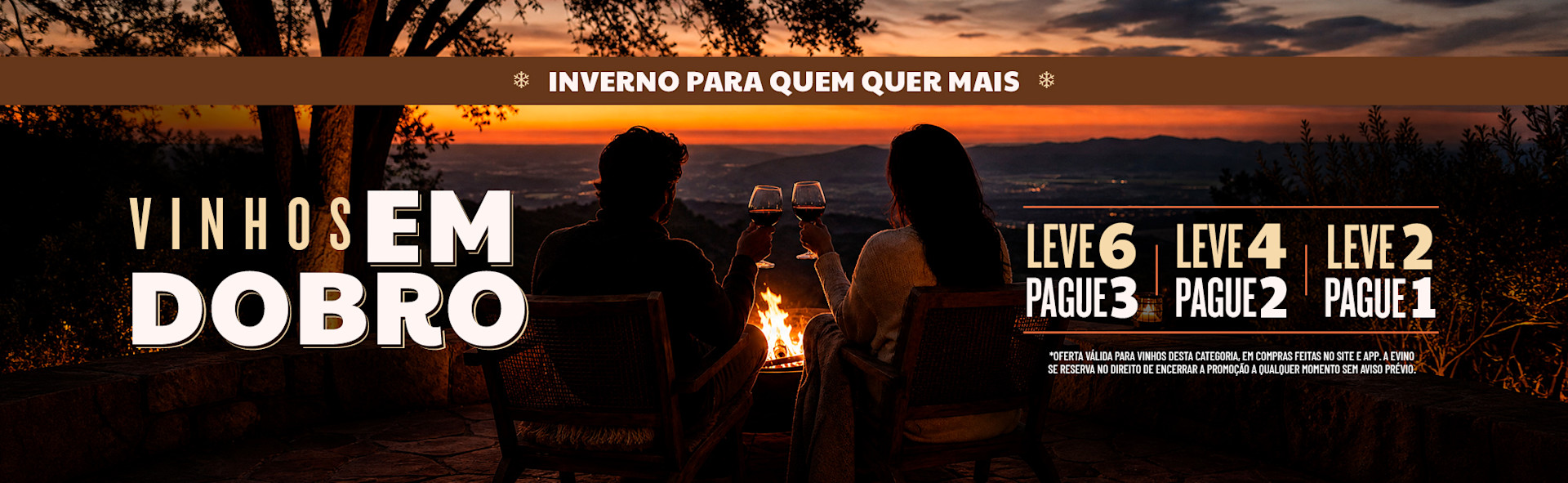 Inverno pra quem quer mais | vinhos em dobro
