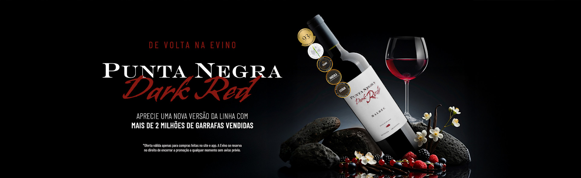 De volta na Evino: Punta Negra Dark Red