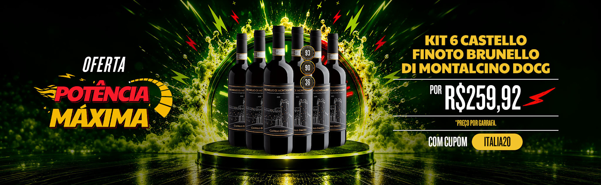 Oferta Potência Máxima - Brunello