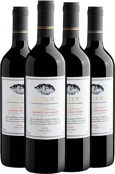 Kit 4 Ancient Cabernet Sauvignon por R$34,90 cada + Frete Grátis