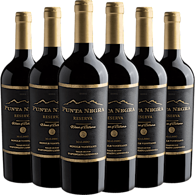 Kit 6 Punta Negra Reserva Malbec