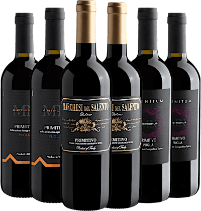 Kit Primitivos da Puglia em Dobro | 6 garrafas