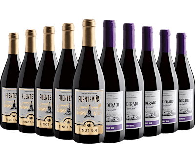 Kit Pinot Noir | 5 Fuenteviña + 5 Ponderado
