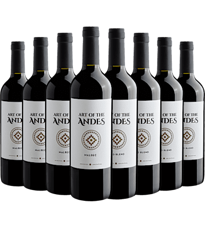 Kit Art of the Andes: 4 Malbec + 4 Red Blend