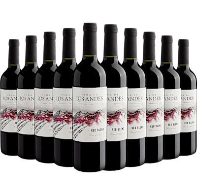 Kit 10 Viña de Los Andes Red Blend*