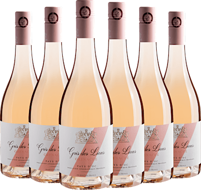 Kit 6 Gris des Lions Grenache Rosé Pays d'OC