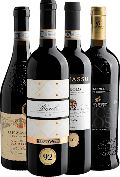 Kit 4 Barolos 91+ Pontos