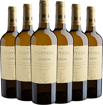 Kit 6 Portada Reserva Branco Vinho Regional Lisboa