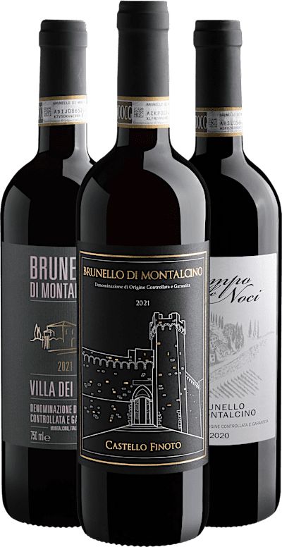 Kit 3 Brunellos di Montalcino por Daniel Perches