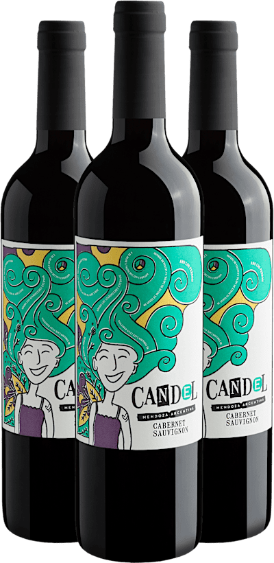 Kit 3 Candel Cabernet Sauvignon
