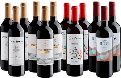 Kit Espanhóis em Dose Tripla | 12 garrafas*