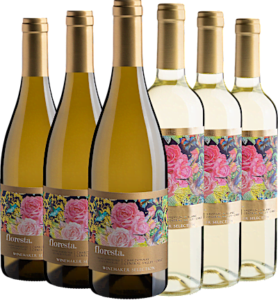 Kit Floresta Winemaker Selection: 3 Chardonnay + 3 Sauvignon Blanc