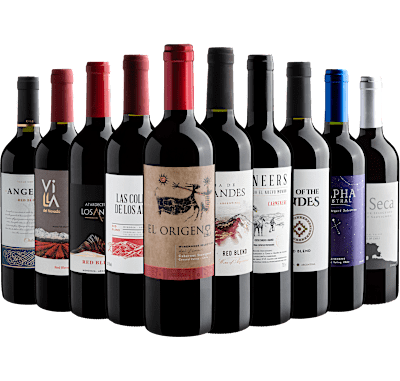 Kit 10 Vinhos do Novo Mundo*