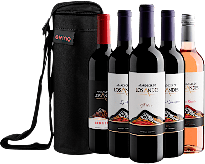 Kit 5 Atardecer de Los Andes + Bolsa Exclusiva