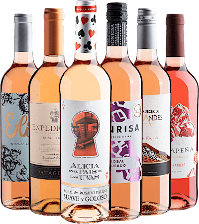 Kit 6 Vinhos Rosés com Alicia en el Pais de Las Uvas