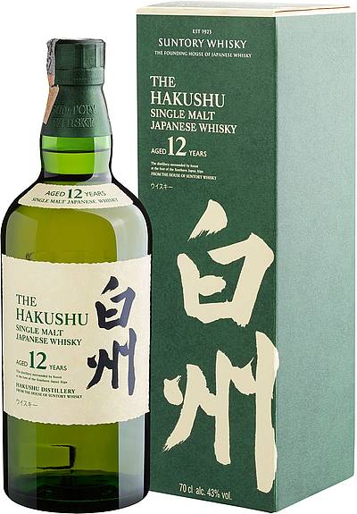 The Hakushu Single Malt Japanese Whisky Aged 12 Years - 700mL | Evino
