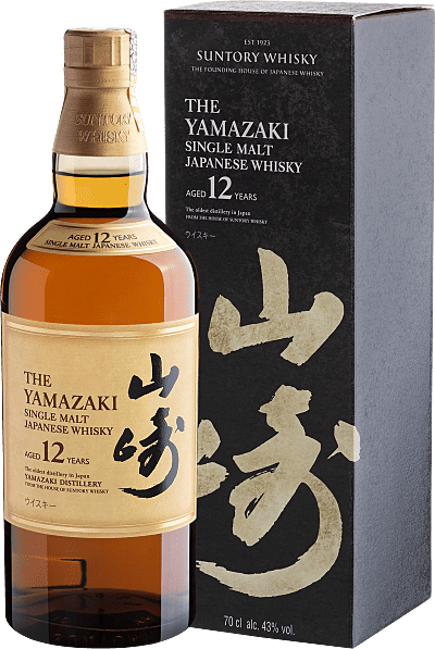 The Yamazaki Single Malt Japanese Whisky Aged 12 Years - 700 mL