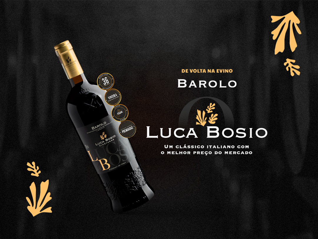 De volta na Evino! Luca Bosio