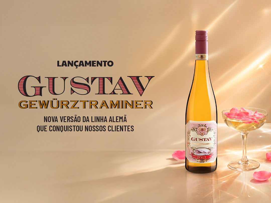 Lançamento Gustav Gewurztraminer