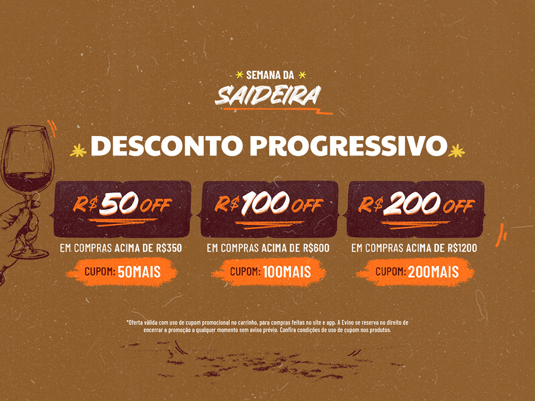 Semana da Saideira: Desconto Progressivo