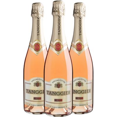 Espumante Tanggier Rosé Brut Espanha Blend 750ml - 3 Unidades
