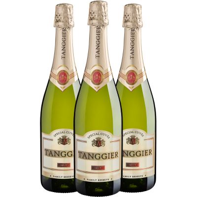 Espumante Tanggier Branco Brut Espanha Blend 750ml - 3 Unidades