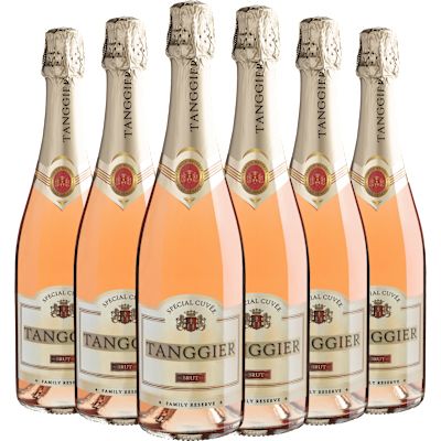 Espumante Tanggier Rosé Brut Espanha Blend 750ml - 6 Unidades