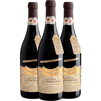 Vinho Provinco Tinto Seco Itália Grande Alberone Blend 750ml - 3 Unidades