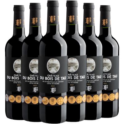 Vinho Faure Estate Tinto Seco França Château Du Bois de Tau Cabernet Sauvignon, Merlot 750ml - 6 Unidades