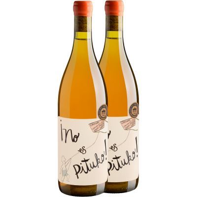 Vinho Viña Echeverria Laranja Seco Chile no Es Pituko Sauvignon Blanc 750ml - 2 Unidades