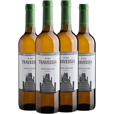 Vinho Adega de Pinhel Branco Seco Portugal Travessia Siria 750ml - 4 Unidades