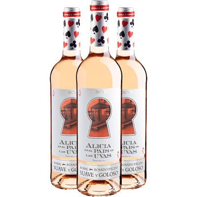 Vinho Torre Oria Rosé Suave Espanha Alicia En El País de Las Uvas Bobal 750ml - 3 Unidades
