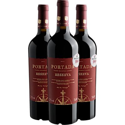 Vinho Dfj Vinhos Tinto Seco Portugal Portada Reserva Blend 750ml - 3 Unidades
