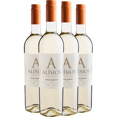 Vinho Miolo Branco Seco Brasil Alísios Pinot Grigio 750ml - 4 Unidades