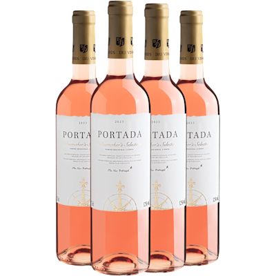 Vinho Dfj Vinhos Rosé Seco Portugal Portada Winemaker Selection Blend 750ml - 4 Unidades