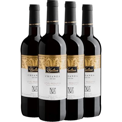 Vinho Marqués Del Atrio Tinto Seco Espanha Valtier Crianza Bobal, Tempranillo 750ml - 4 Unidades