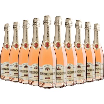 Espumante Tanggier Rosé Brut Espanha Blend 750ml - 10 Unidades