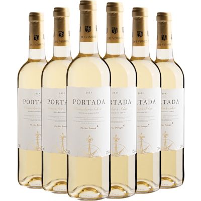Vinho Dfj Vinhos Branco Seco Portugal Portada Winemakers Selection Blend 750ml - 6 Unidades