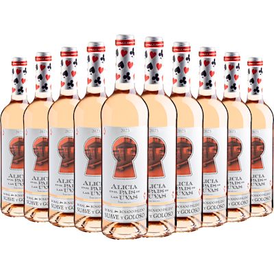 Vinho Torre Oria Rosé Seco Espanha Alicia En El País de Las Uvas Bobal 750ml - 10 Unidades