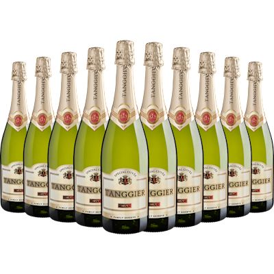 Espumante Tanggier Branco Brut Espanha Blend 750ml - 10 Unidades