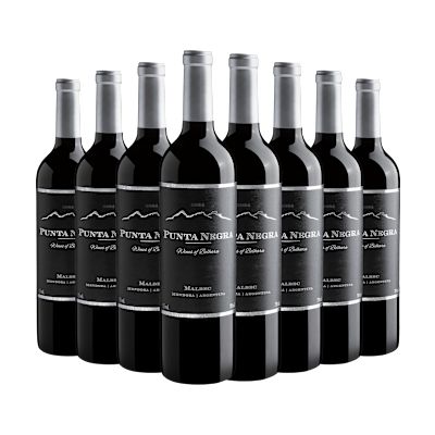 Vinho Belhara Tinto Seco Argentina Punta Negra Malbec 750ml - 8 Unidades