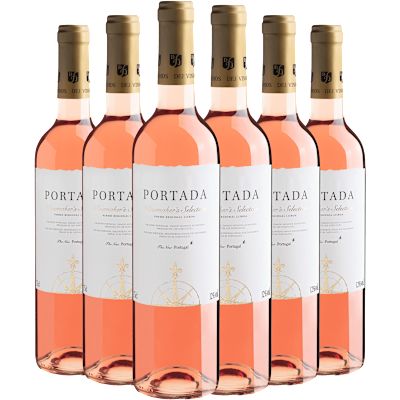 Vinho Dfj Vinhos Rosé Seco Portugal Portada Winemaker Selection Blend 750ml - 6 Unidades