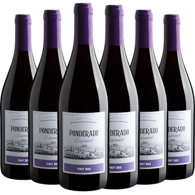 Vinho Bodegas López Morenas Tinto Seco Espanha Ponderado Pinot Noir 750ml - 6 Unidades