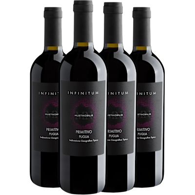 Vinho Deangeli Musti Nobilis Tinto Seco Itália Infinitum Montepulciano 750ml - 4 Unidades